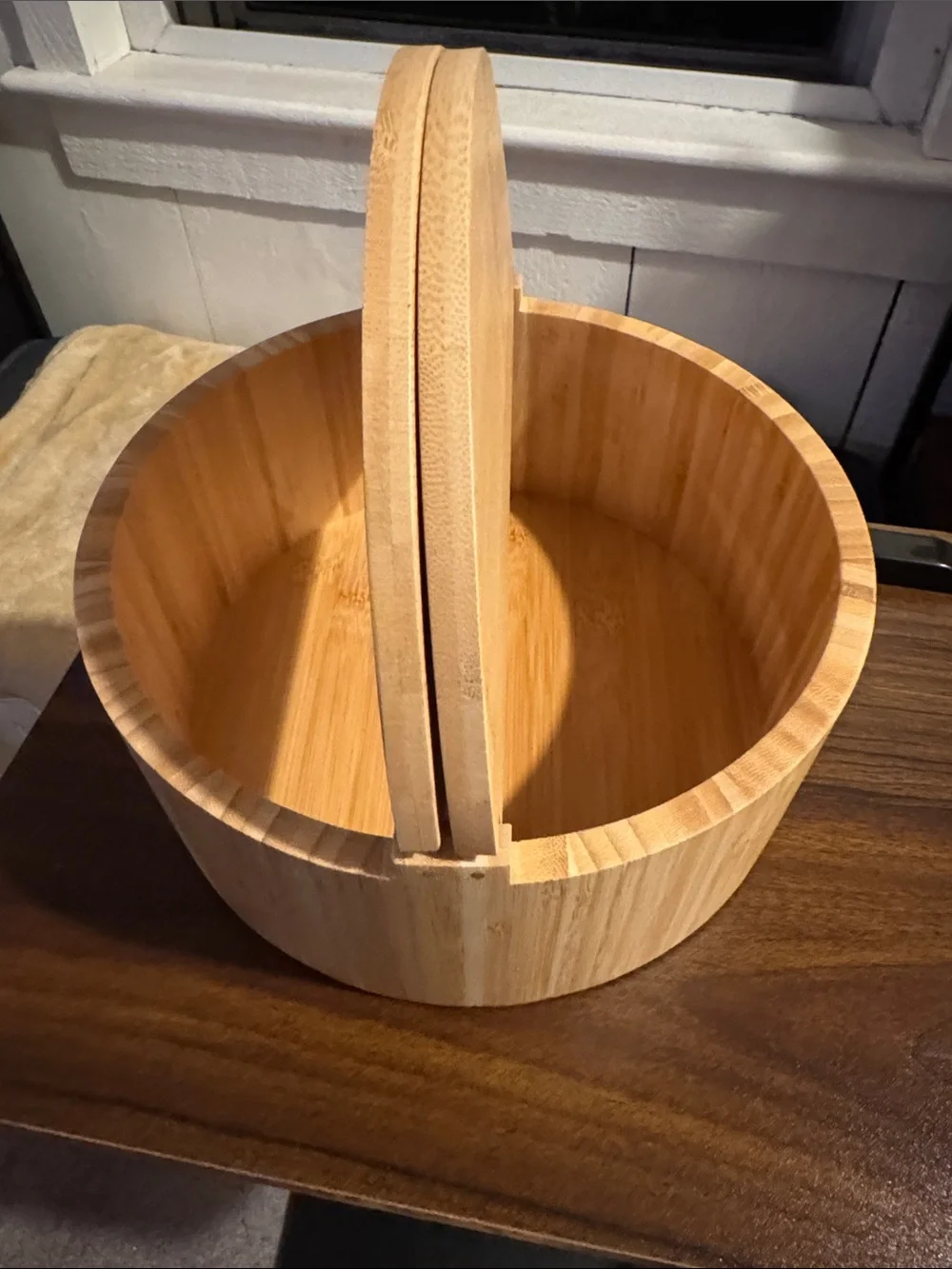 Target Brightroom Bamboo Round Vanity Organizer Storage Box